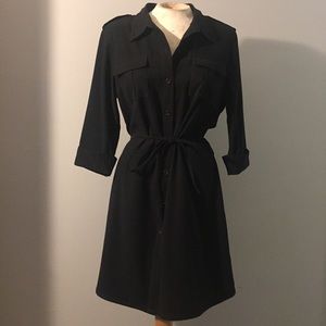 🎀 VINTAGE 🎀 black mid length dress